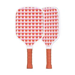 Pickle O'Joe Pickleball Paddle and Ball Set - Pink Geometric