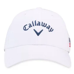 Callaway Adult Liquid Metal in USA Baseball Hat - White