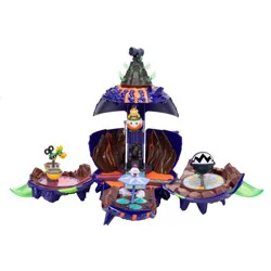 Nintendo The Super Mario Galaxy Movie – Deluxe Wonder Bowser Jr. Planet Playset with 1.5” Bowser Jr. Figure and Clown Car