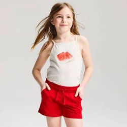Girls' Pull-On Knit Shorts - Cat & Jack™ Red XL