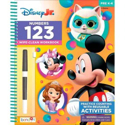 Bendon Disney Jr Numbers 1,2,3 Wipe-Clean Workbook