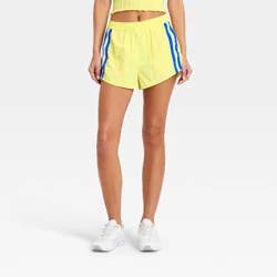 Women's Contrast Trim Woven Shorts - JoyLab™ Yellow M