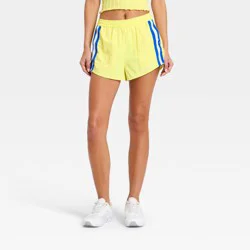 Women's Contrast Trim Woven Shorts - JoyLab™ Yellow L