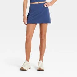 Women's Knit Skort - JoyLab™ Dark Blue L