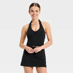 Women's Halter Support Tank Top - JoyLab™ Black XS