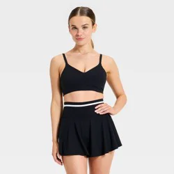 Women's Crossover Sports Bra - JoyLab™ Black XXL