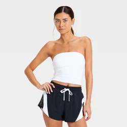 Women's Bandeau Support Top - JoyLab™ White XXS