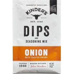 Kinder's Onion Dip and Seasoning Mix - 1.25oz