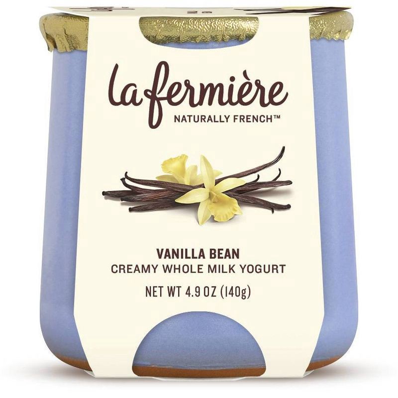 slide 1 of 9, La Fermière Vanilla Bean Yogurt 4.9 oz, 4.9 oz