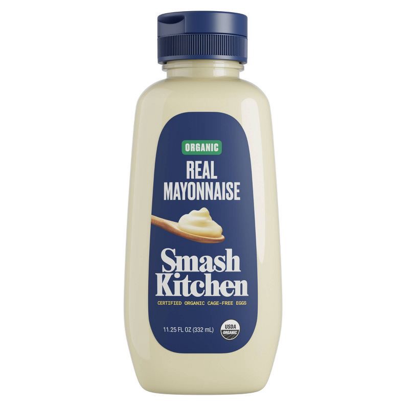 slide 1 of 9, Smash Kitchen Organic Real Mayonnaise - 11.25 fl oz, 11.25 fl oz