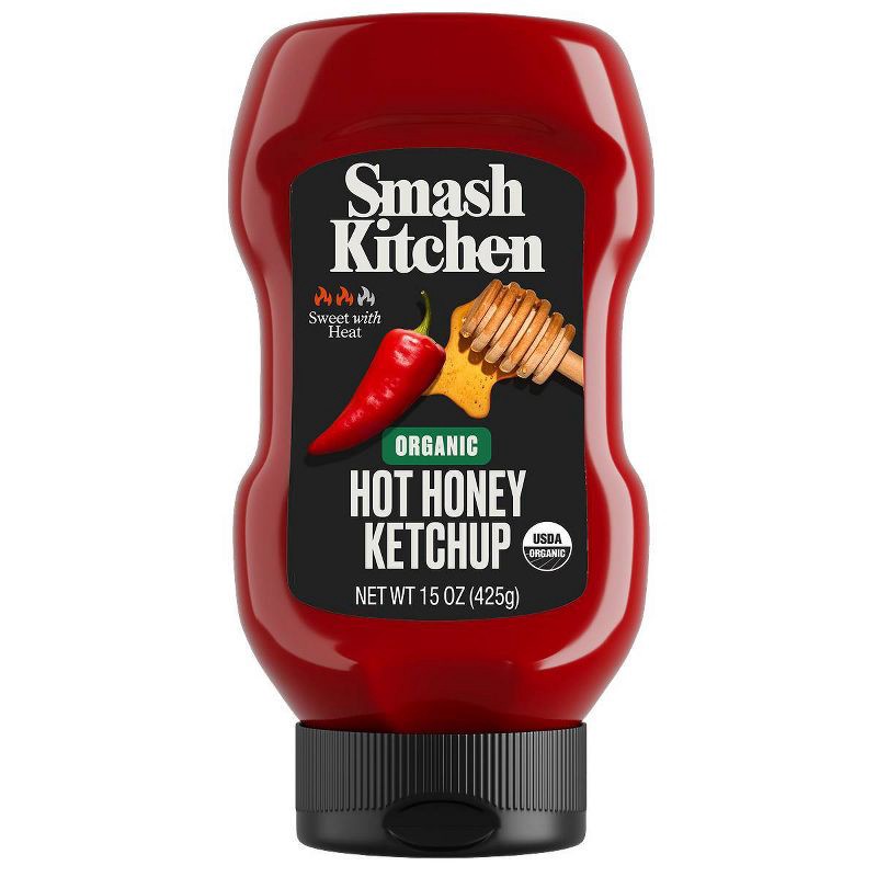 slide 1 of 11, Smash Kitchen Organic Hot Honey Ketchup - 15oz, 15 oz