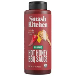 Smash Kitchen Organic Hot Honey BBQ Sauce - 15oz