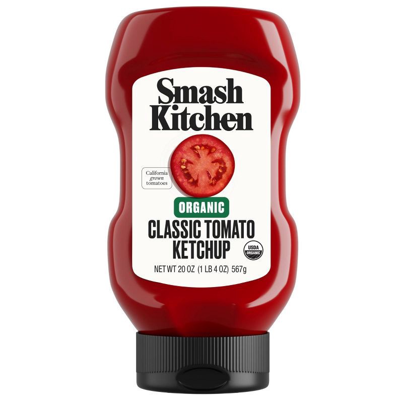 slide 1 of 5, Smash Kitchen Organic Ketchup - 20oz, 20 oz