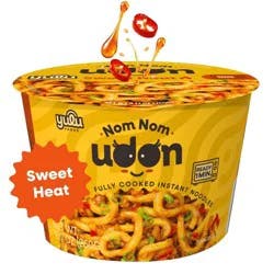 YULU Nom Nom Udon Sweet Heat Flavor Instant Noodles Cup - 9.17oz