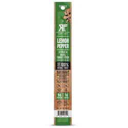 Righteous Felon Craft Jerky Lemon Pepper Turkey Meat Stick - 9g Protein - 1oz