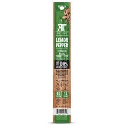 Righteous Felon Craft Jerky Lemon Pepper Turkey Meat Stick - 9g Protein - 1oz
