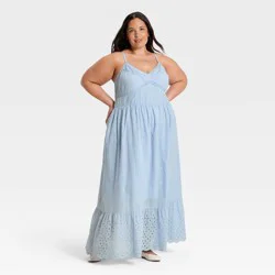 Women's Cami Midi Sundress - Universal Thread™ Light Blue XXL