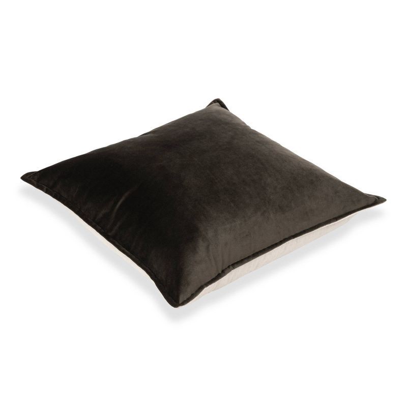 slide 2 of 5, Brentwood Velvet Toss Pillow Brown, 1 ct