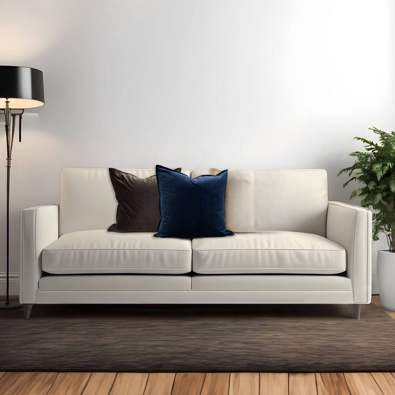 slide 4 of 5, Brentwood Velvet Toss Pillow Brown, 1 ct