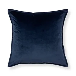 Brentwood Velvet Toss Pillow Blue