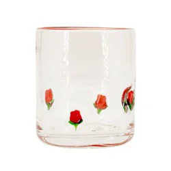 Madison Home 16 fl oz Icon Glass Roses