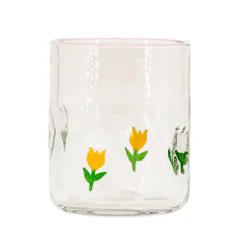 Madison Home 16 fl oz Icon Glass Tulips