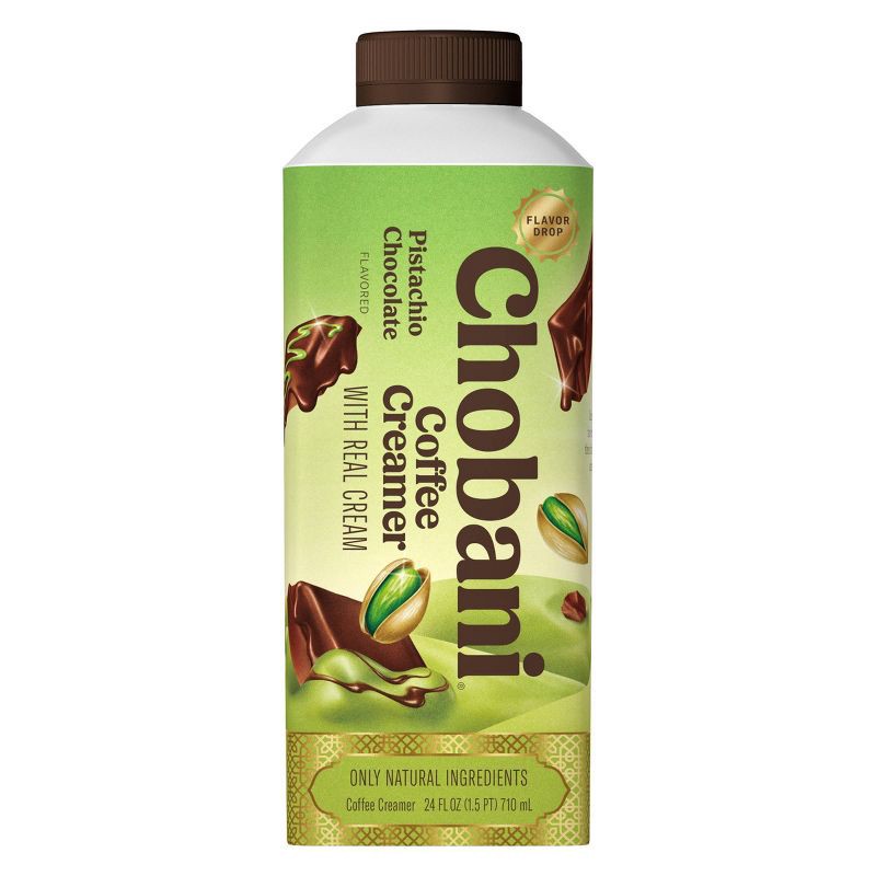 slide 1 of 8, Chobani Pistachio Chocolate Dairy Creamer - 24 fl oz, 24 fl oz