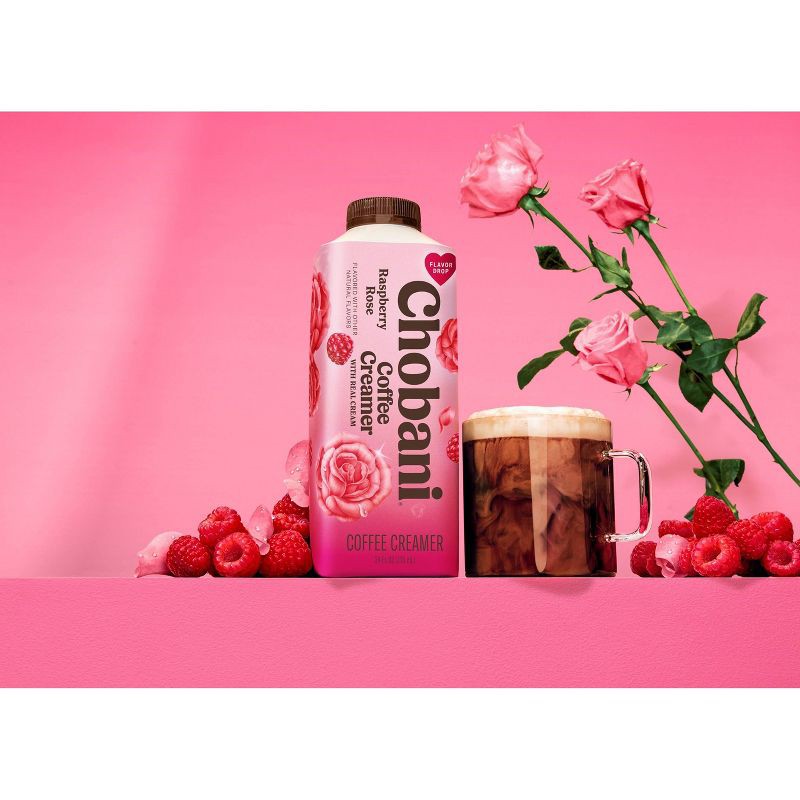 slide 9 of 9, Chobani Raspberry Rose Dairy Creamer - 24 fl oz, 24 fl oz