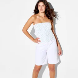 Women's ButterBliss Reversible Tube Top - Wild Fable™ Dark Green Shamrock S