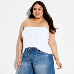 Women's ButterBliss Reversible Tube Top - Wild Fable™ Dark Green Shamrock XXL