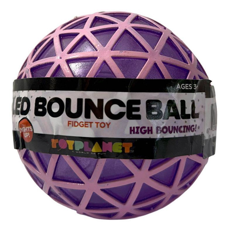 slide 13 of 15, Toy Planet LED Bounce Ball, 1 ct