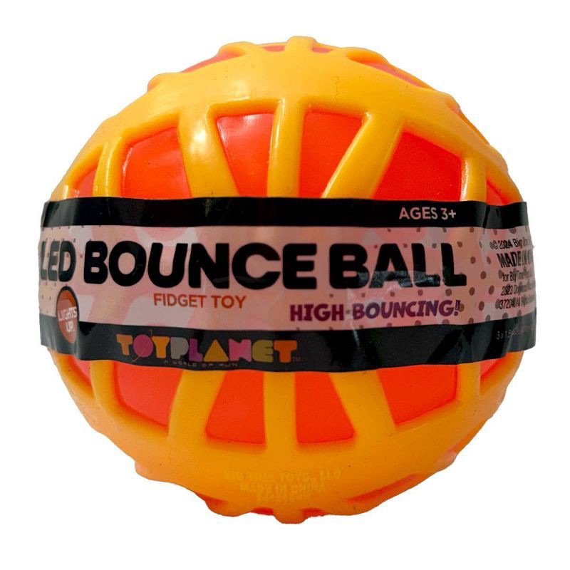 slide 4 of 15, Toy Planet LED Bounce Ball, 1 ct