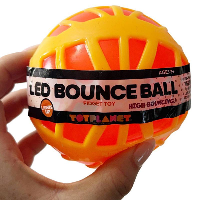 slide 5 of 15, Toy Planet LED Bounce Ball, 1 ct