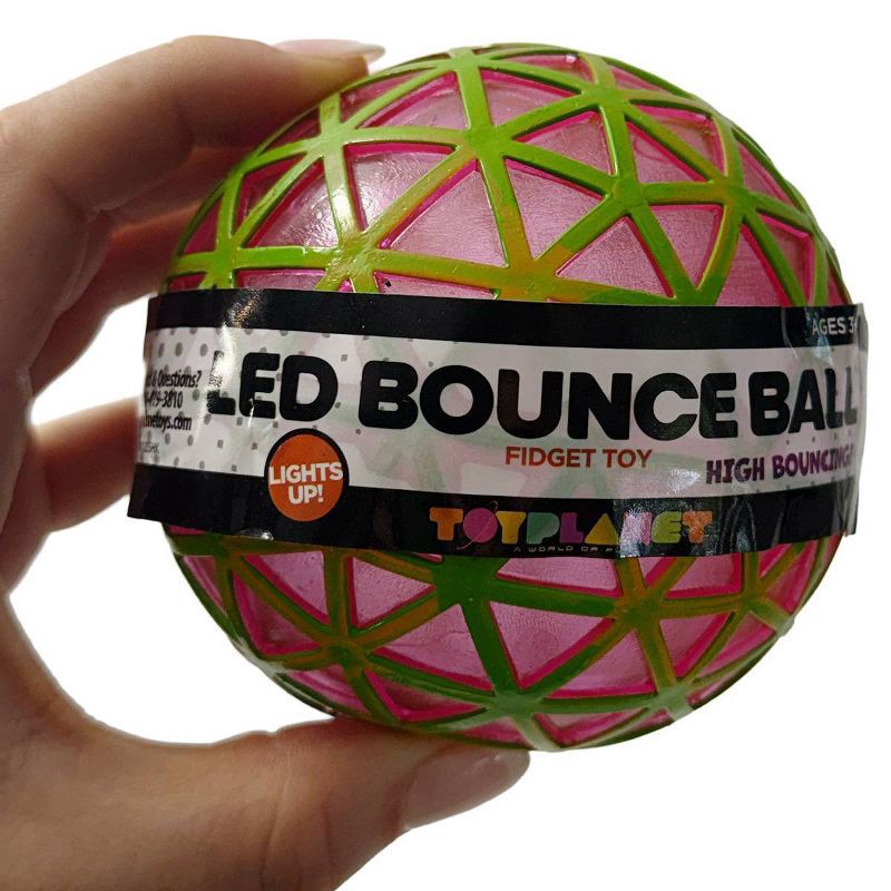 slide 8 of 15, Toy Planet LED Bounce Ball, 1 ct