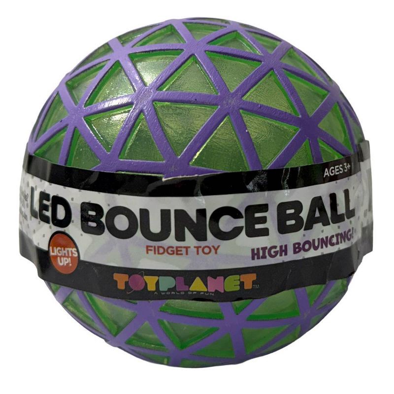 slide 10 of 15, Toy Planet LED Bounce Ball, 1 ct