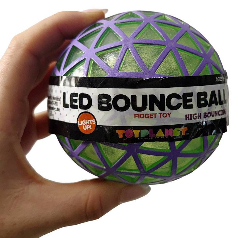 slide 11 of 15, Toy Planet LED Bounce Ball, 1 ct