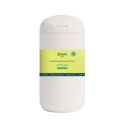 Biom Mini Dispenser with Biodegradable Hand Sanitizing Wipes - Santal Escape - 40ct