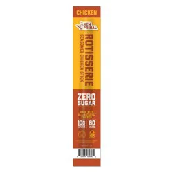 The New Primal Rotisserie Seasoned Chicken Meat Sticks - 1oz