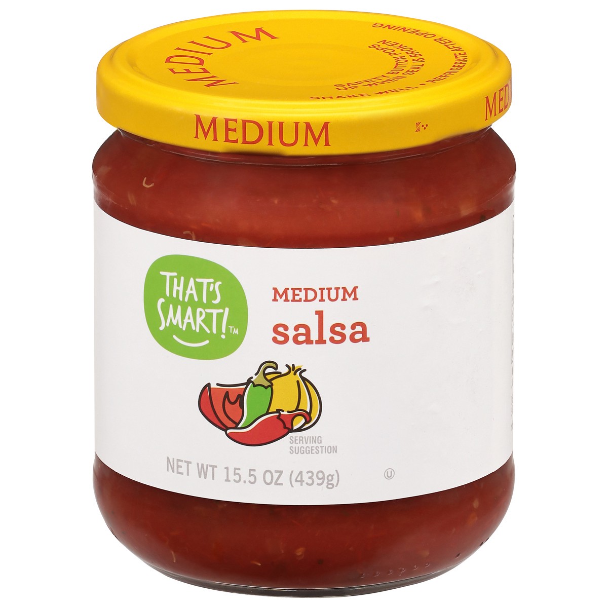 slide 2 of 4, That's Smart! Medium Salsa, 15.5 oz