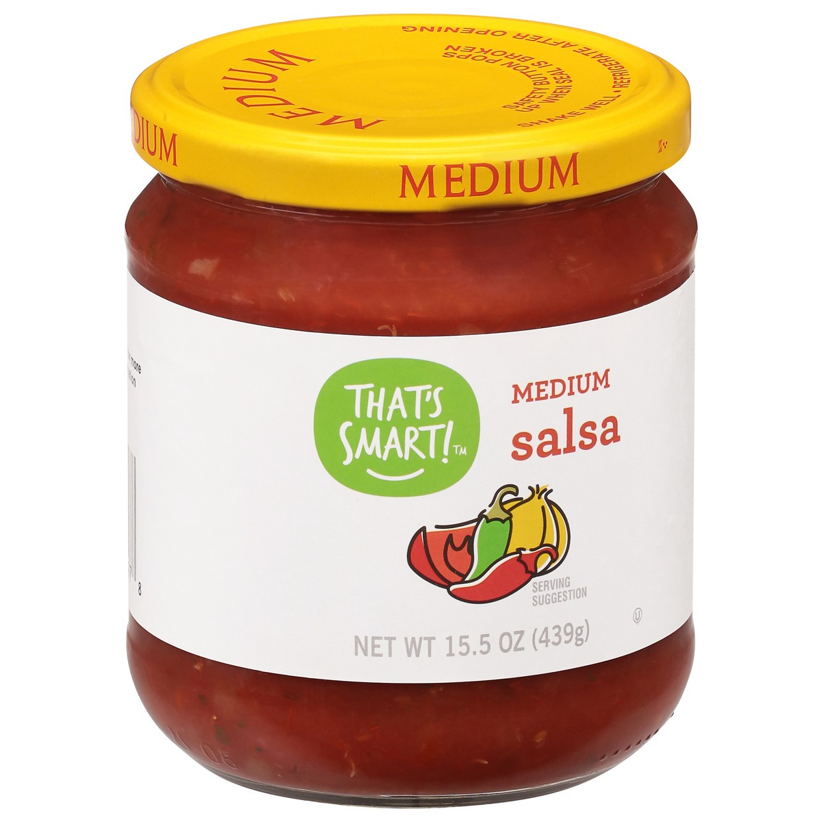 slide 3 of 4, That's Smart! Medium Salsa, 15.5 oz
