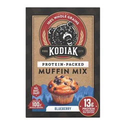 Kodiak Cakes Kodiak Protein-Packed Blueberry Muffin Mix - 14oz: Whole Grain, High Protein