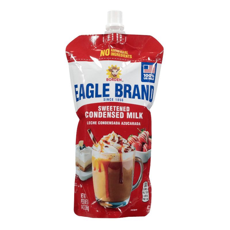 slide 1 of 10, Eagle Brand Sweetened Condensed Milk Pouch - 14oz, 14 oz