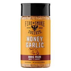 Fire & Smoke Society Honey Garlic Sweet BBQ Rub - 6.5oz