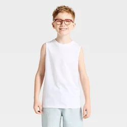 Boys' Solid Tank Top - Cat & Jack™ White M