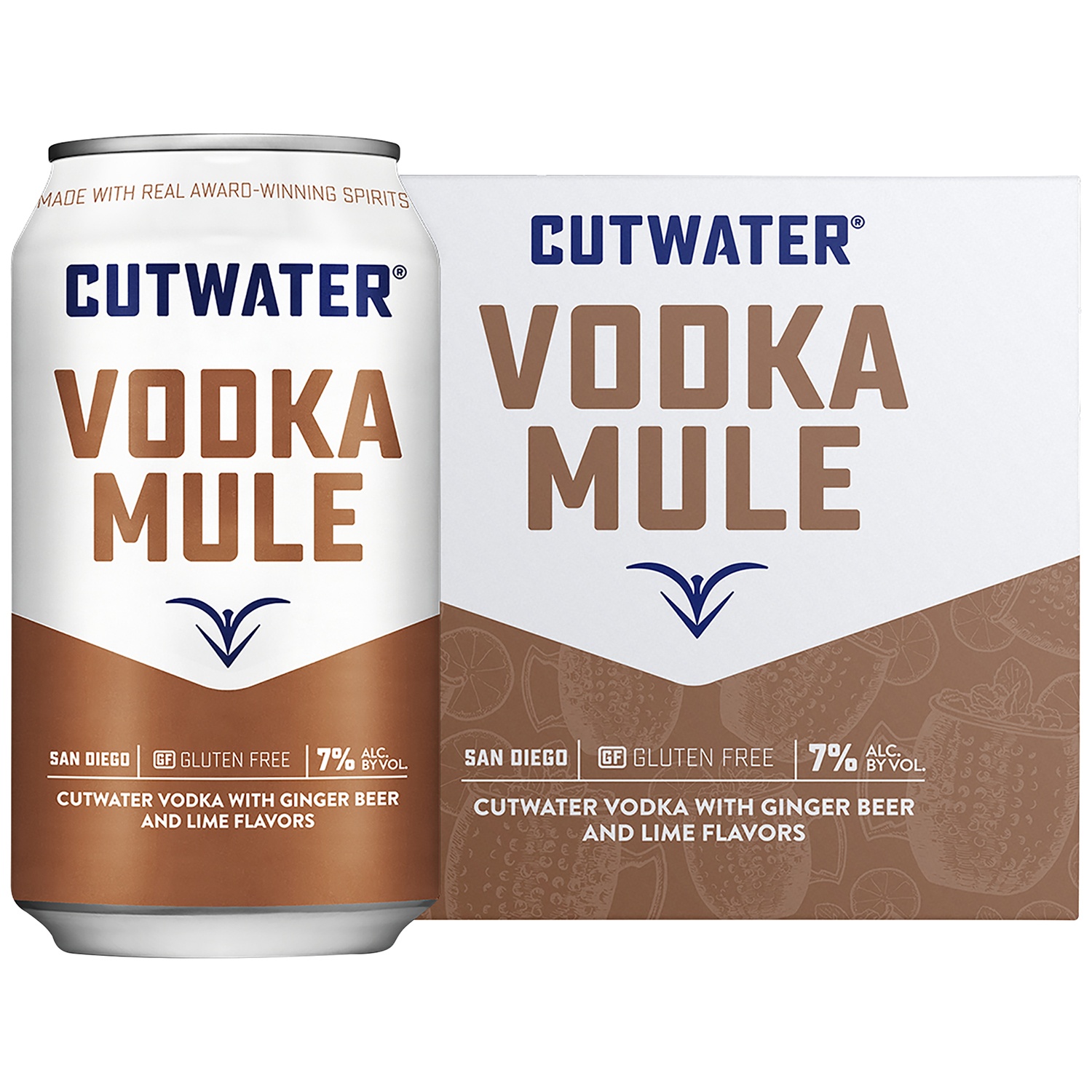slide 1 of 1, Cutwater Vodka Mule, 7% ABV, 4 ct; 12 oz