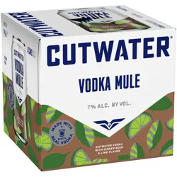 Cutwater Spirits Spirits Ginger Beer & Lime Flavor Vodka Mule 4 - 12 fl oz Cans