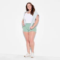 Women's High-Rise ButterBliss Bike Shorts - Wild Fable™ Slate Blue XXL