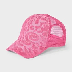 Girls' Terry Trucker Hat - Cat & Jack™ Pink