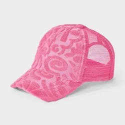 Girls' Terry Trucker Hat - Cat & Jack™ Pink