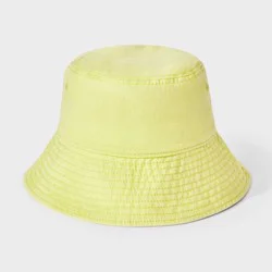 Kids' Washed Bucket Hat - Cat & Jack™ Lime Green